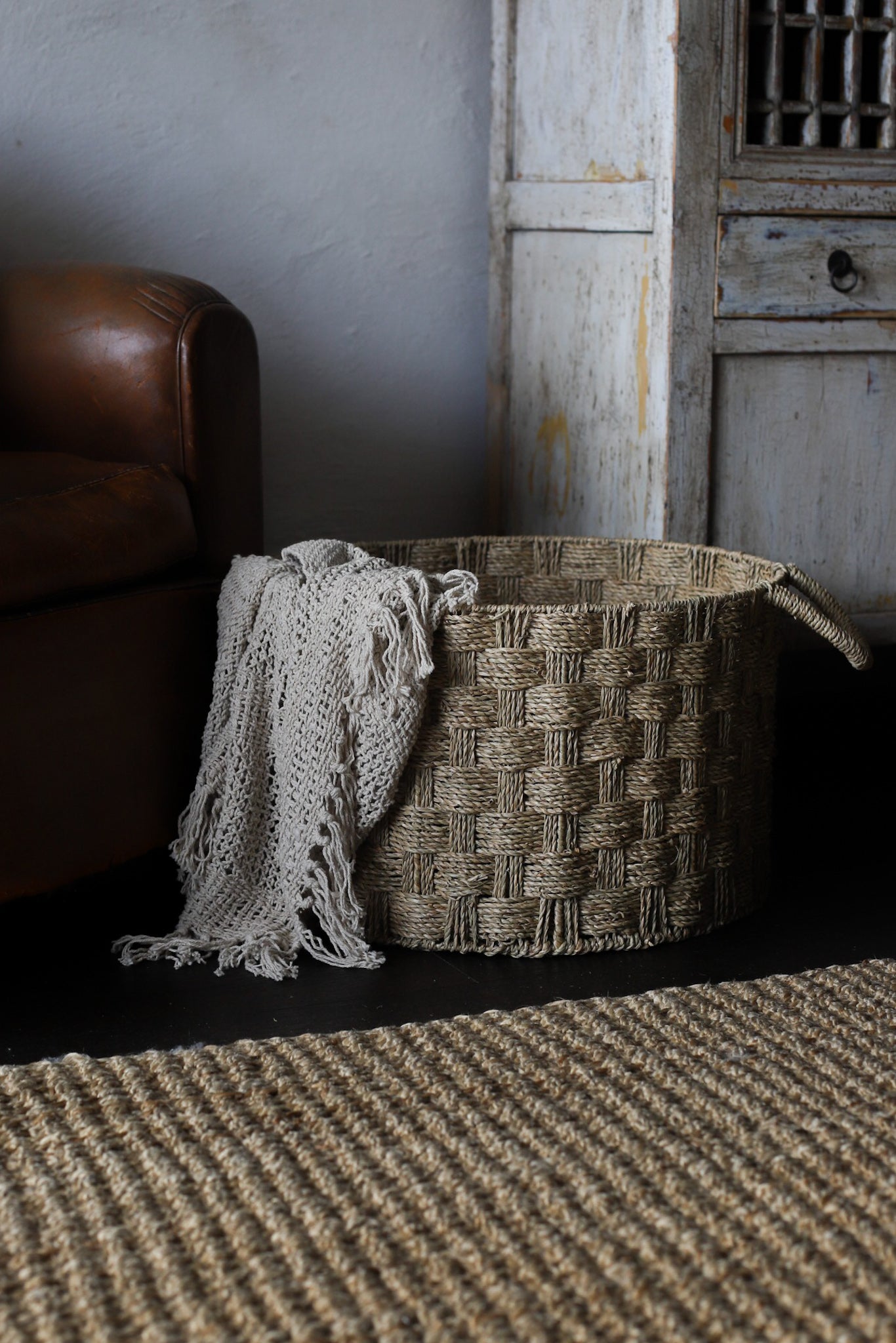 Quad Seagrass Basket