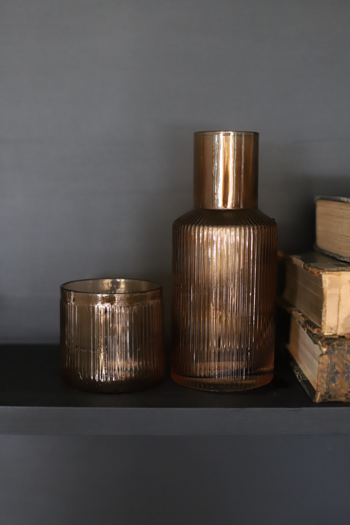 Mya Rib Carafe/Glass Set