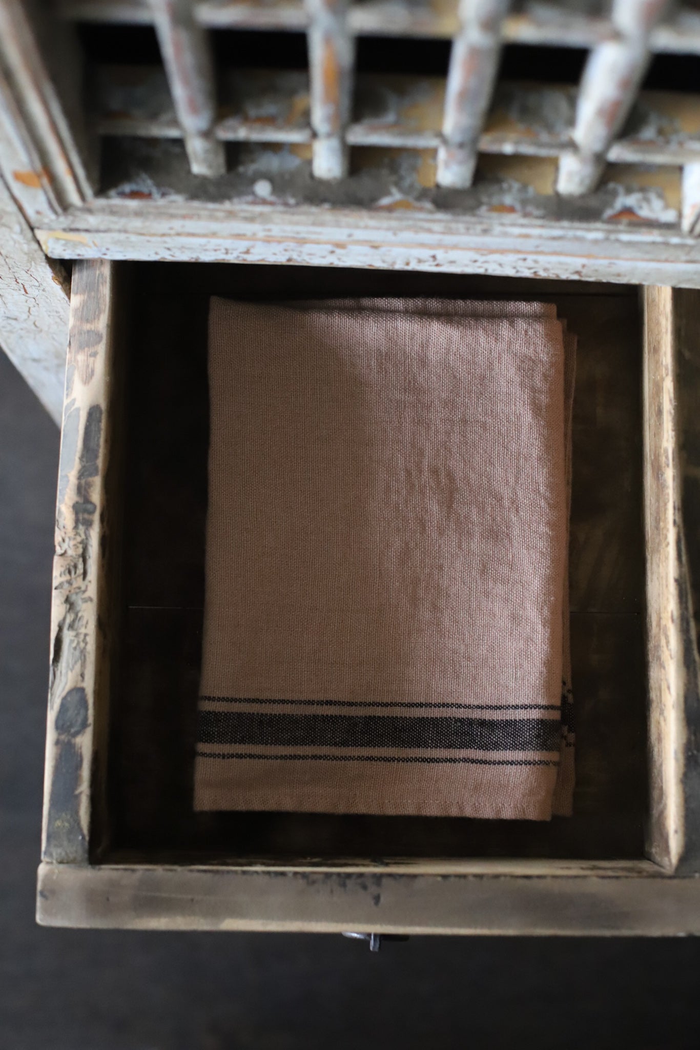 Olbia Linen Tea Towel - Cimarron