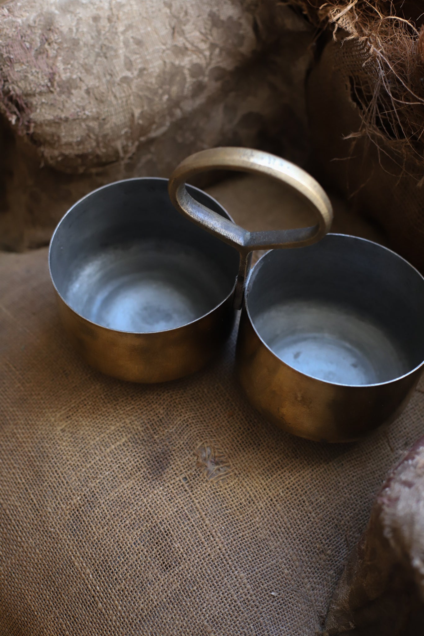 INDIAN BRASS COOKING POT