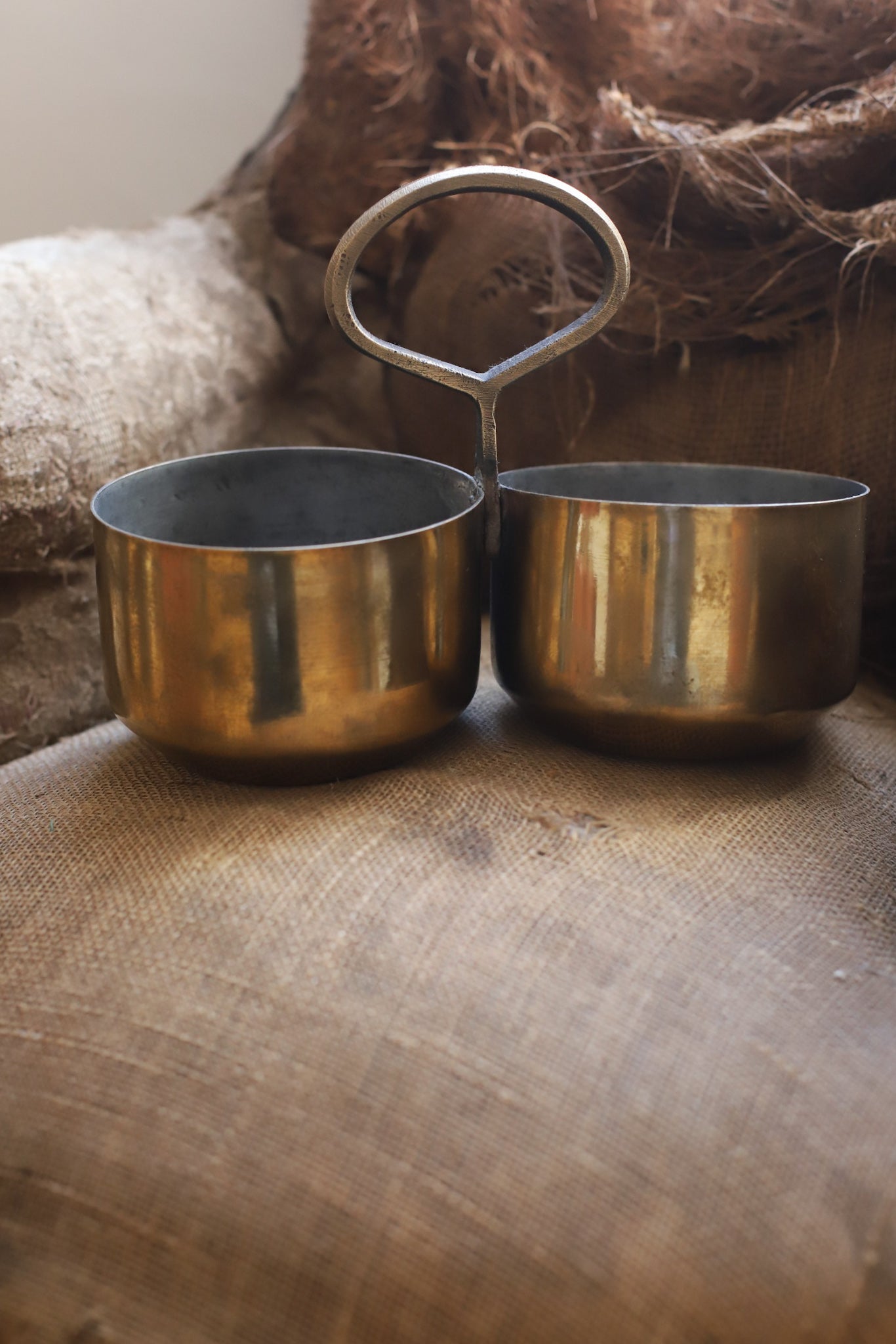 INDIAN BRASS COOKING POT