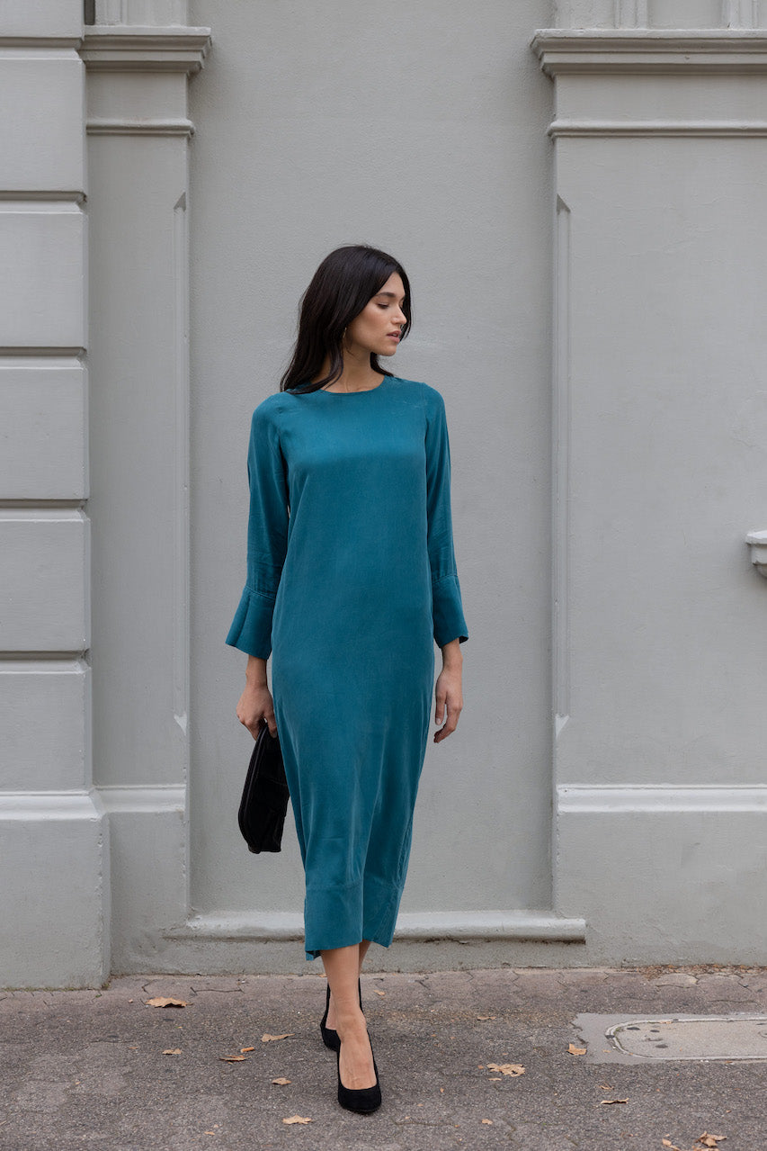 Aubrey Dress - Teal