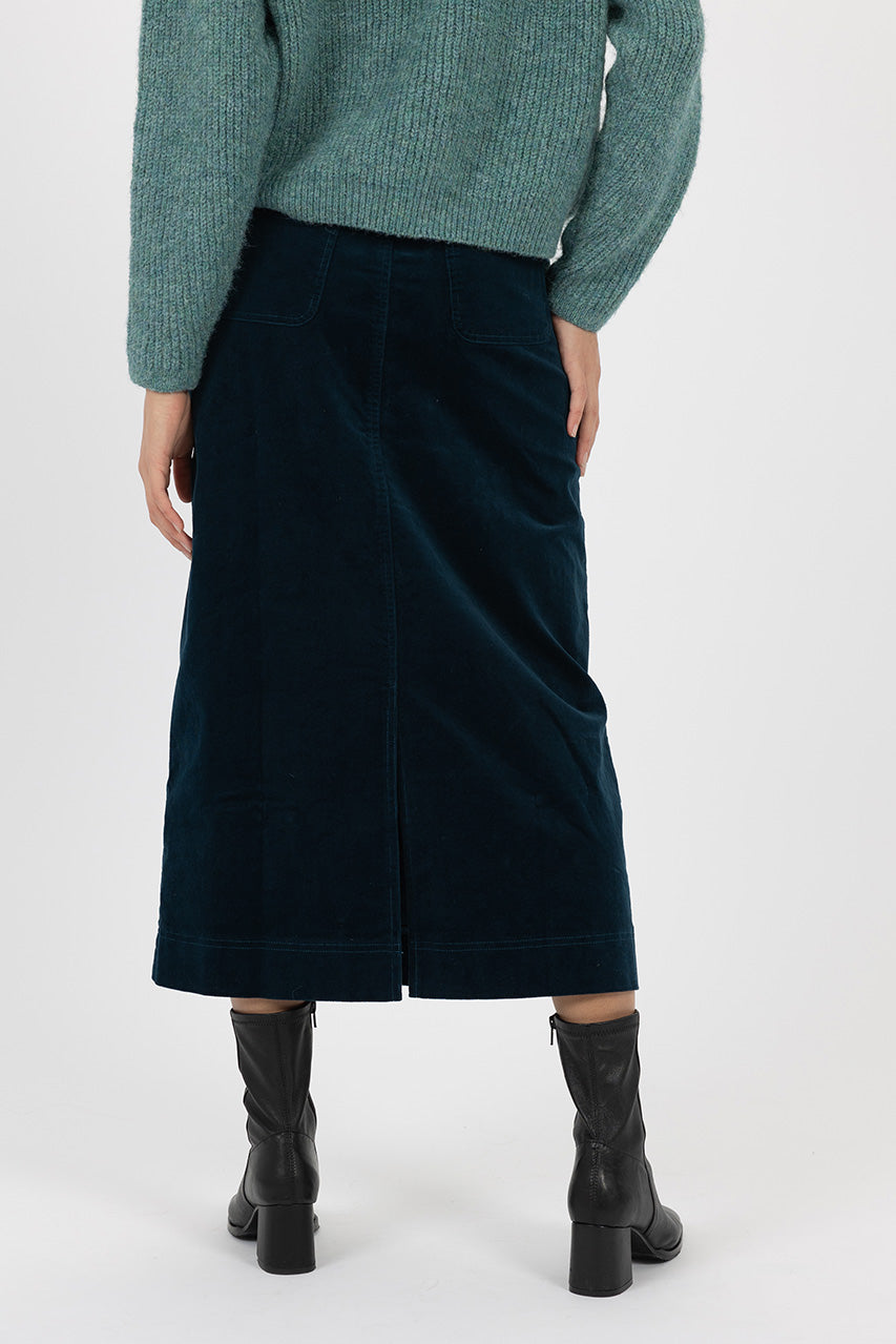 BILLIE skirt - Sea Green + Cocoa