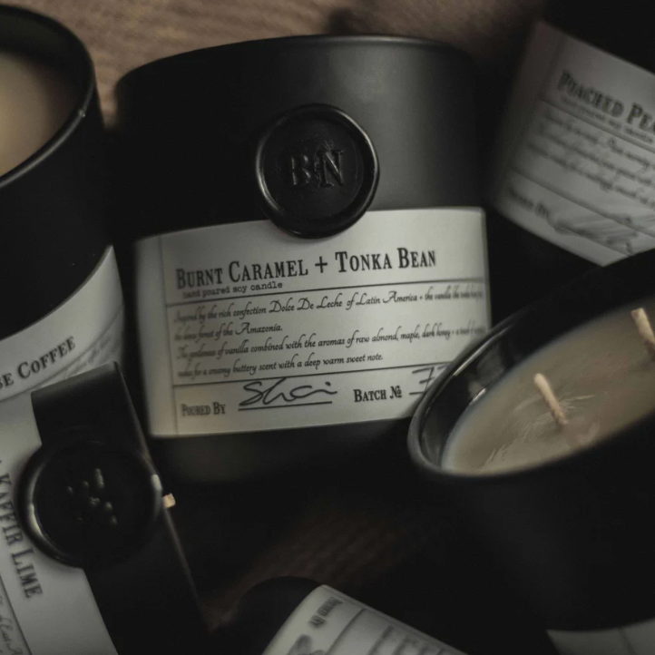 Blanc + Nero Burnt Caramel + Tonka Bean candle