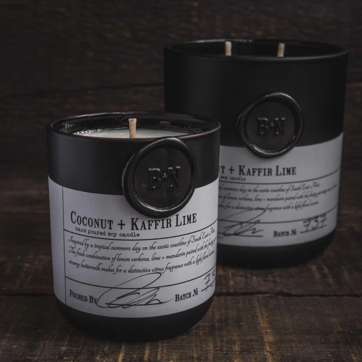 Blanc + Nero Coconut + Kaffir Lime candle