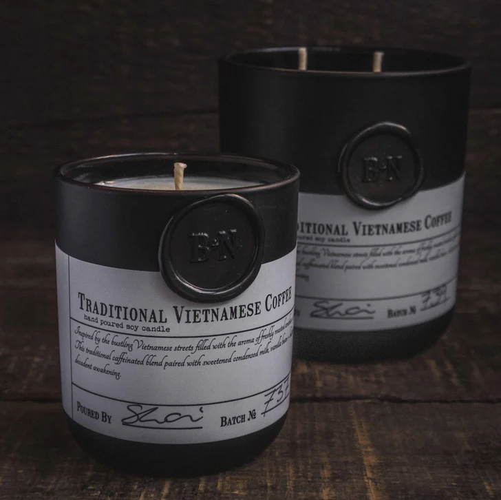 Blanc + Nero Traditional Vietnamese Coffee candle