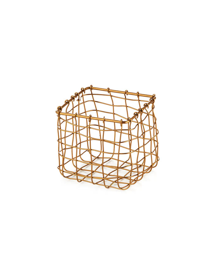 Brass Basket - Square