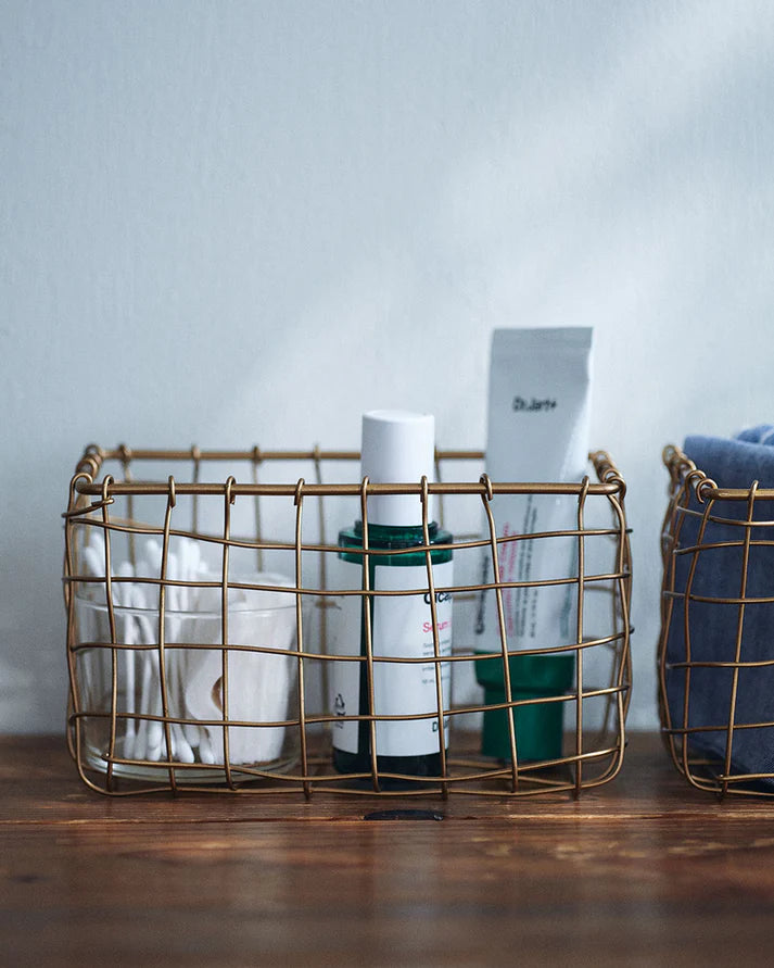Brass Basket - Rectangle