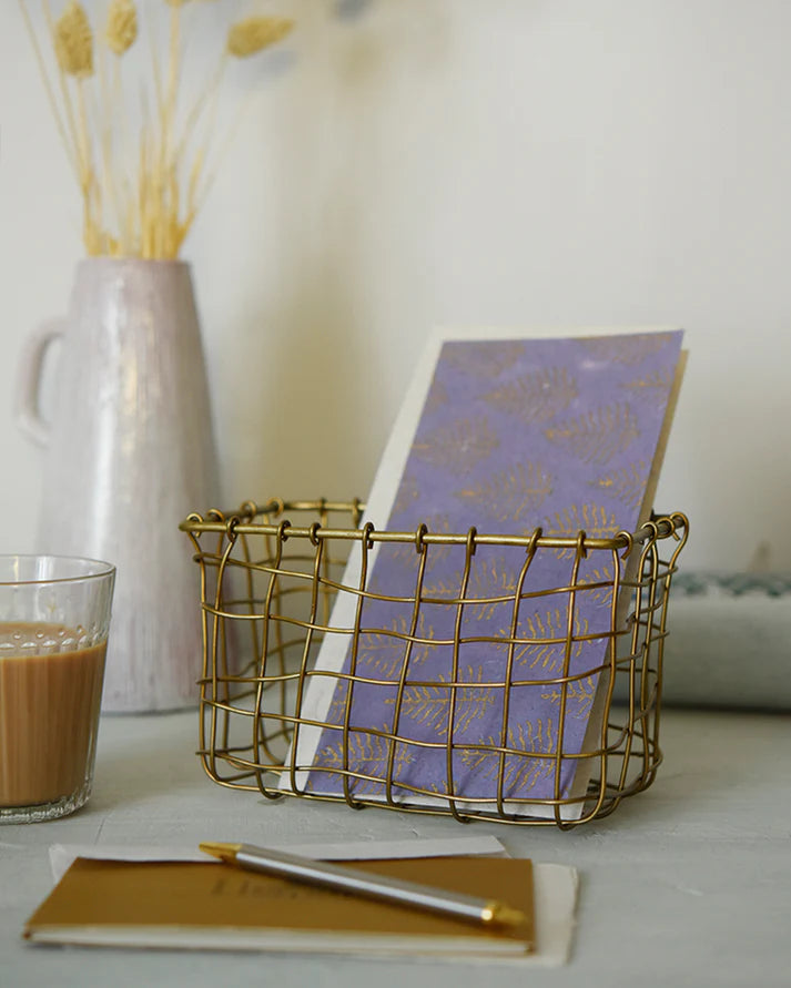 Brass Basket - Rectangle
