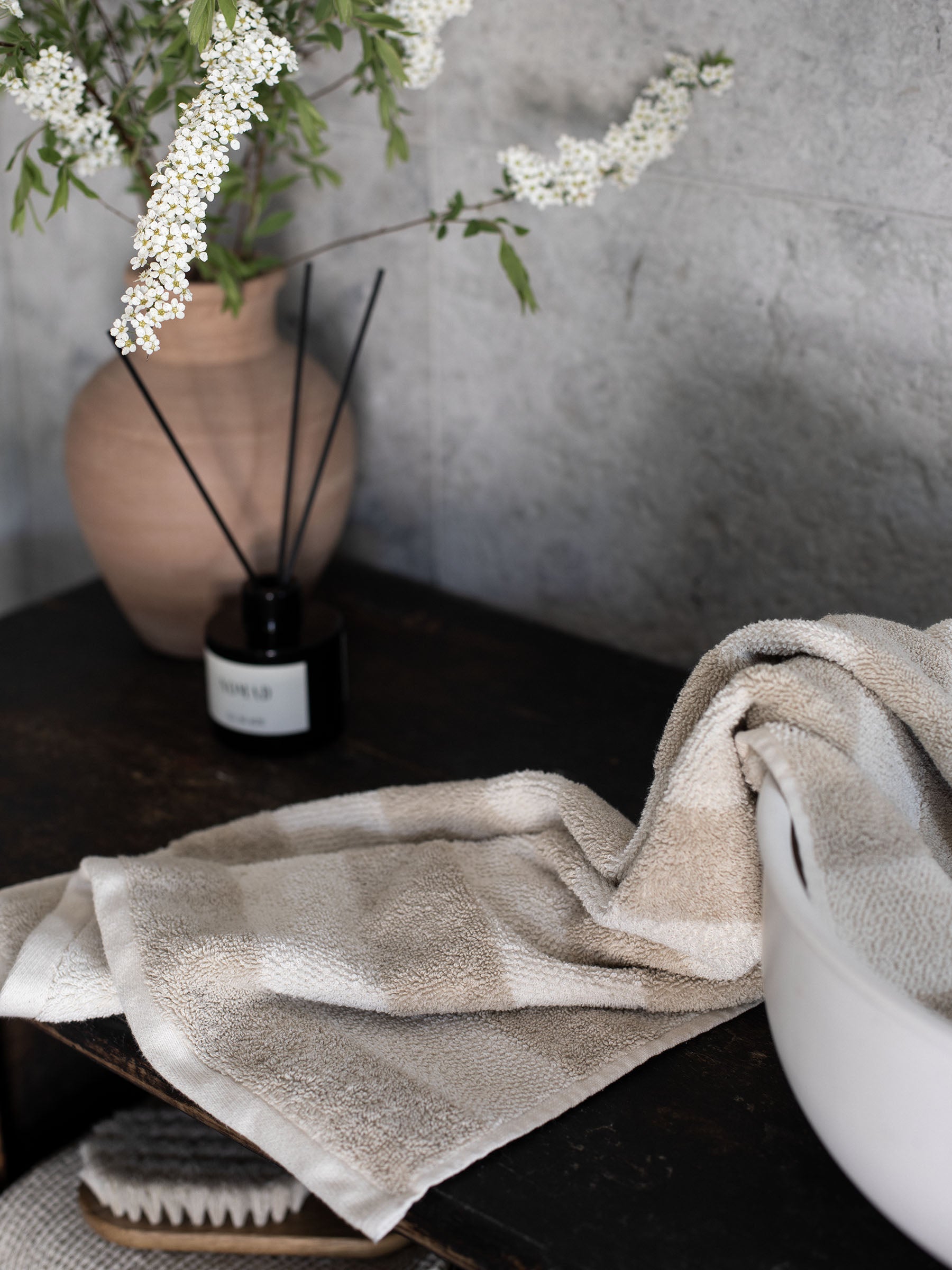 Cleo Striped Hand Towel
