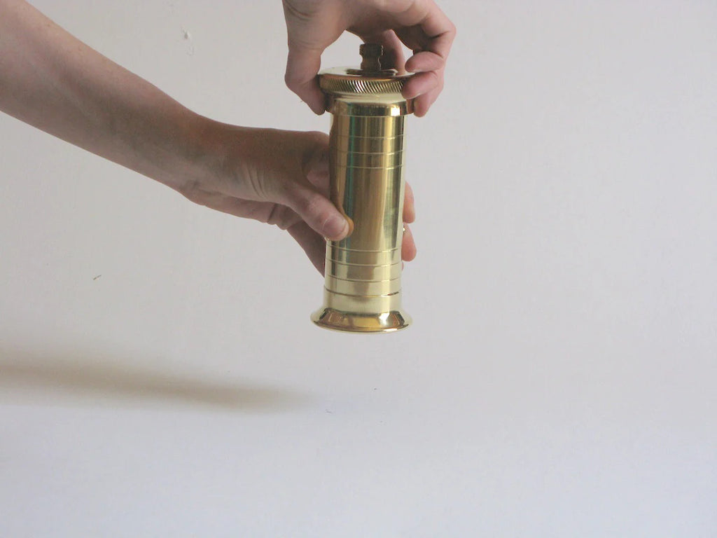 Brass Pepper Mill